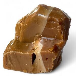 Carmel Cream Chocolate Art‎ Glass Cullet Swirl Slag Glass #4XL124